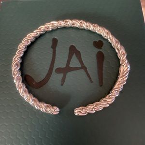 NIB JOHN HARDY- JAI (QVC) Cuff Bracelet Genuine Sterling Silver.
